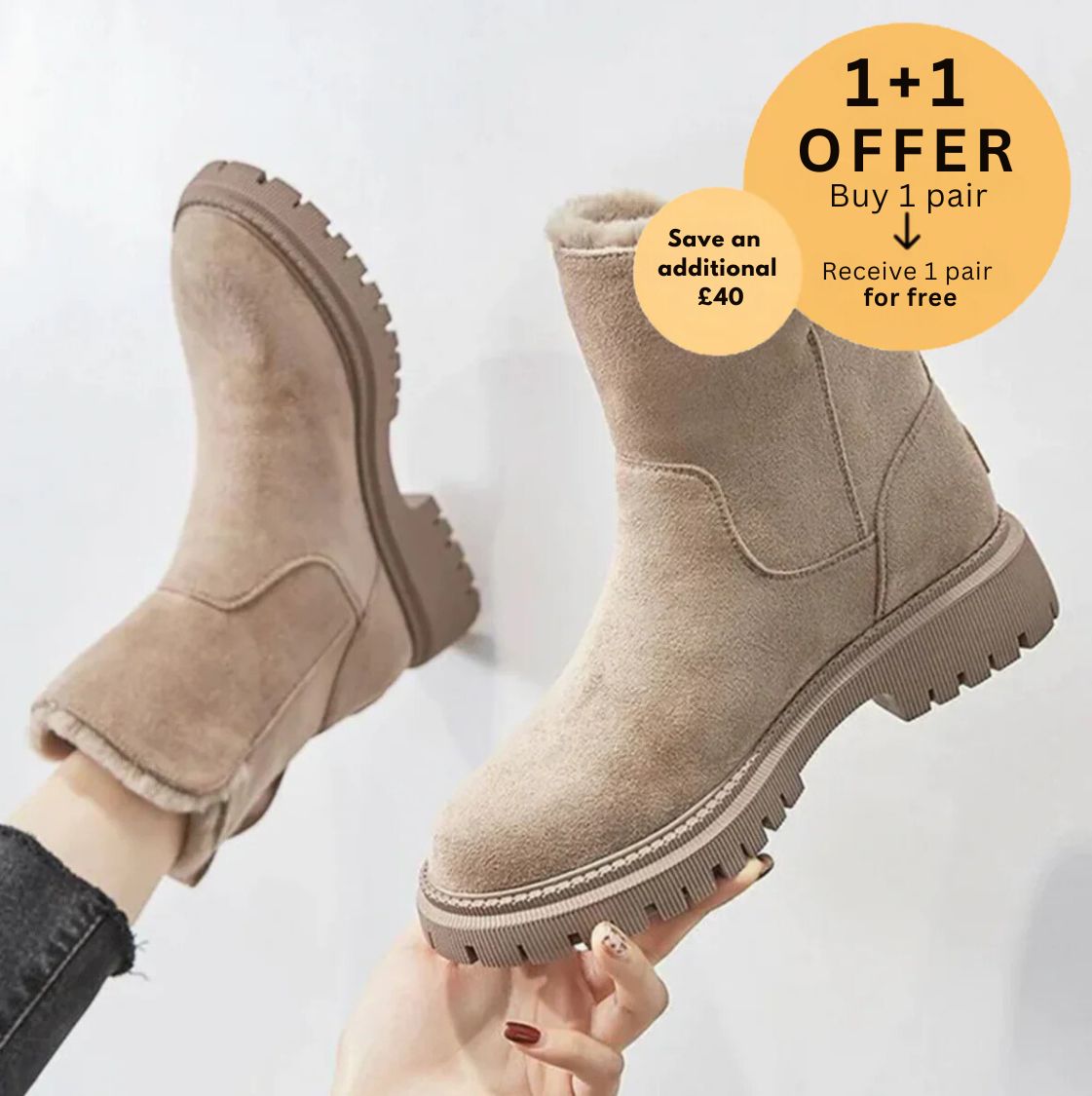 1 1 FREE OFFER Grace Winter boots with lining