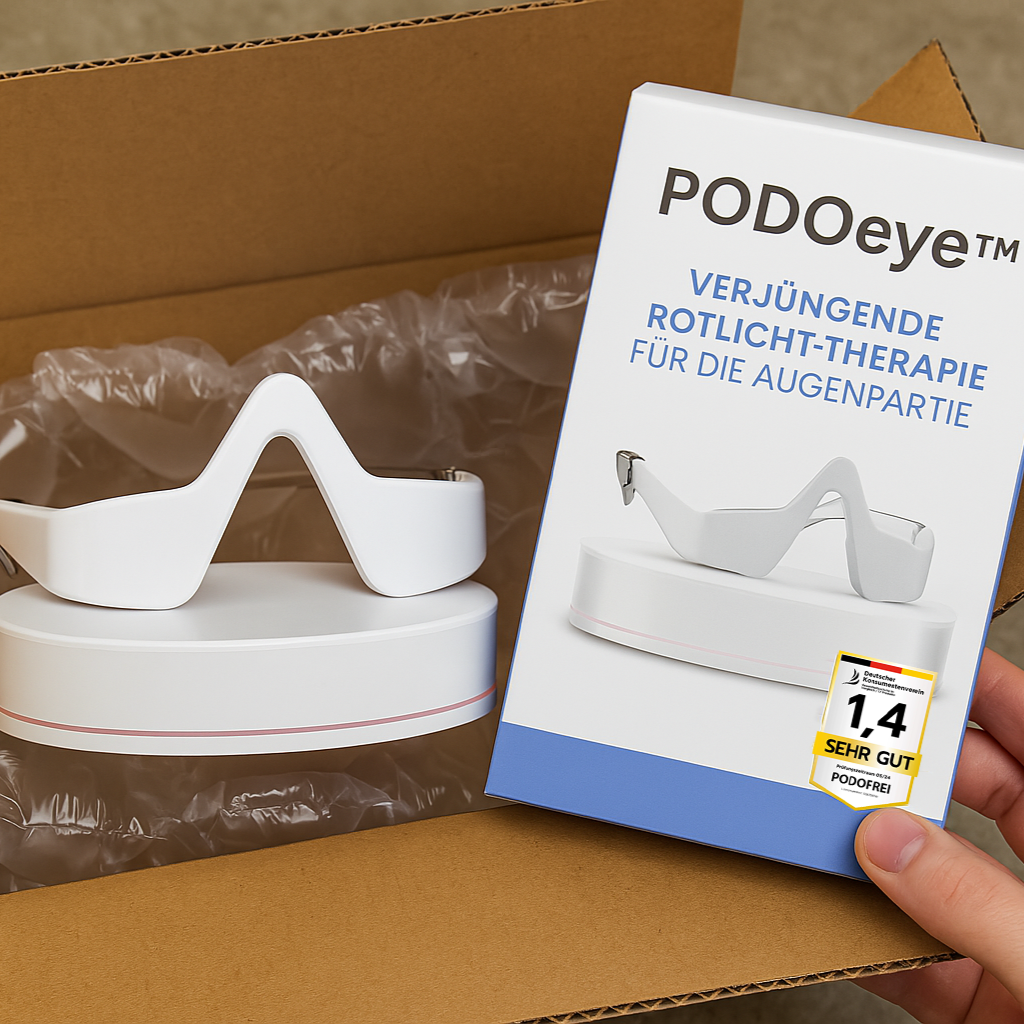 PODOeye™ Verjüngende Rotlicht-Therapie für die Augenpartie